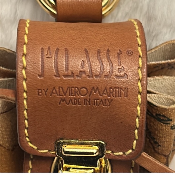 Alviero Martini Tan Leather Accessory with Gold Details - NWOT,All Products : American Fashion Style Bags On Sale
